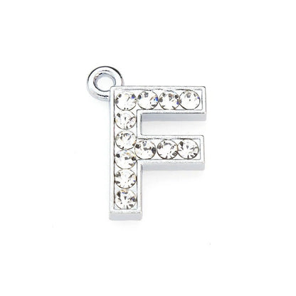 A to Z Rhinestone Letter Pendant
