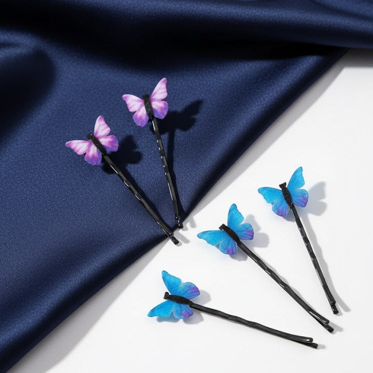 Hair Clip Butterfly Barrette Hairband Butterfly Headdress Bridesmaid Hairpin UK