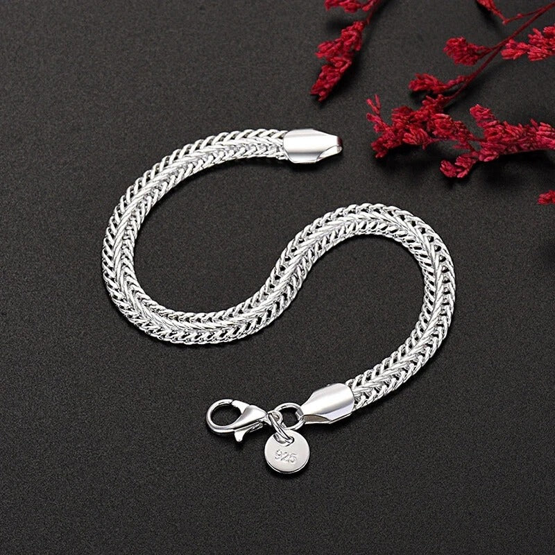 Geometric Noble Chain Bracelet