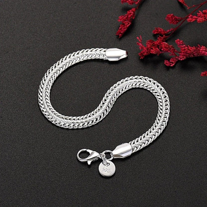 Geometric Noble Chain Bracelet