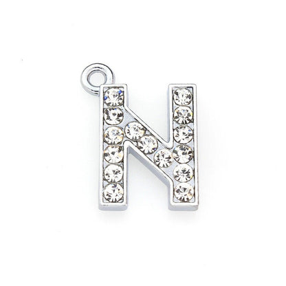A to Z Rhinestone Letter Pendant