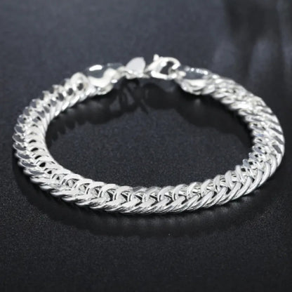 Geometric Noble Chain Bracelet