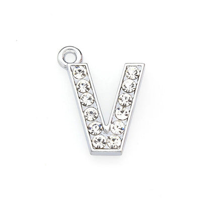 A to Z Rhinestone Letter Pendant