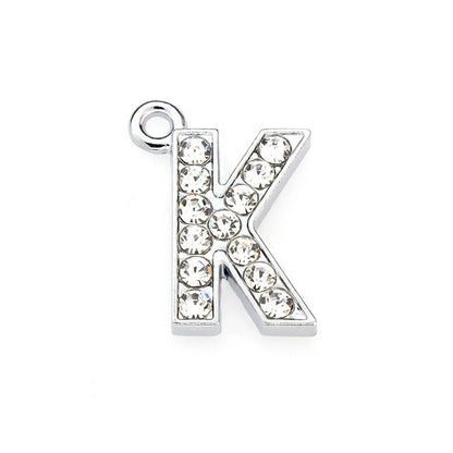 A to Z Rhinestone Letter Pendant