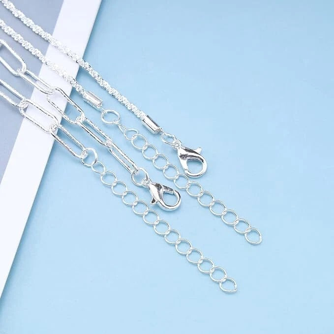 Adjustable Paperclip Chain Bracelet