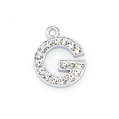 A to Z Rhinestone Letter Pendant