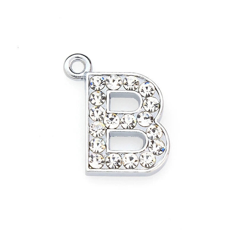 A to Z Rhinestone Letter Pendant