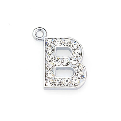 A to Z Rhinestone Letter Pendant