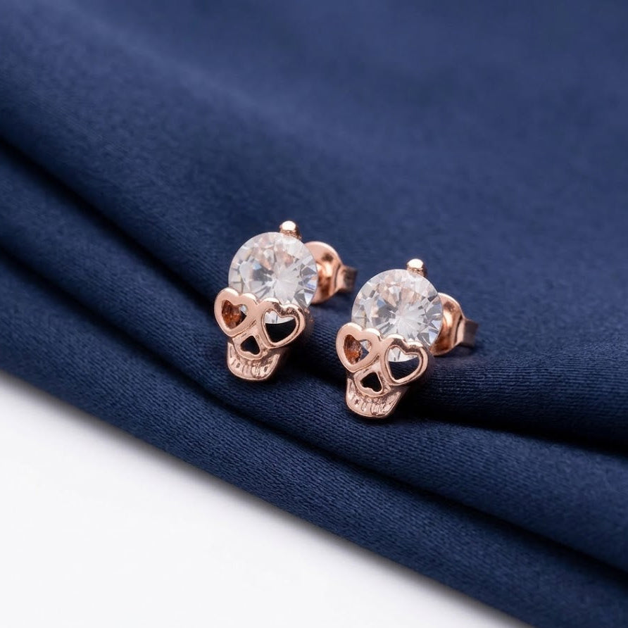 Ghost Head Stud Earrings KK Labib