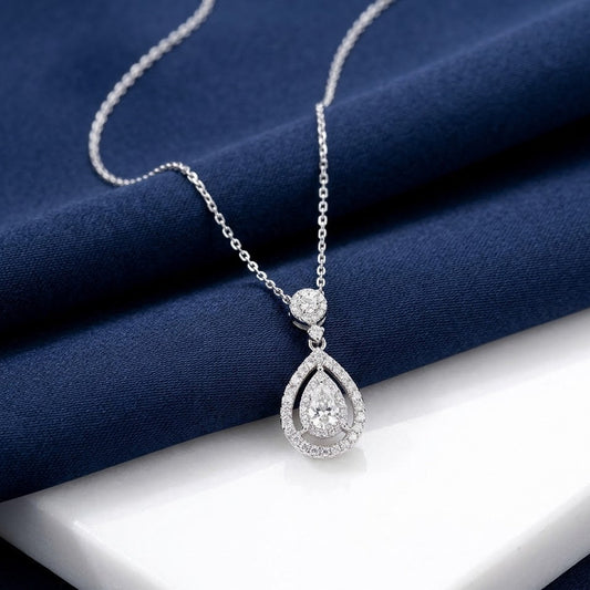 . Simulation Diamond Necklace. KK Labib