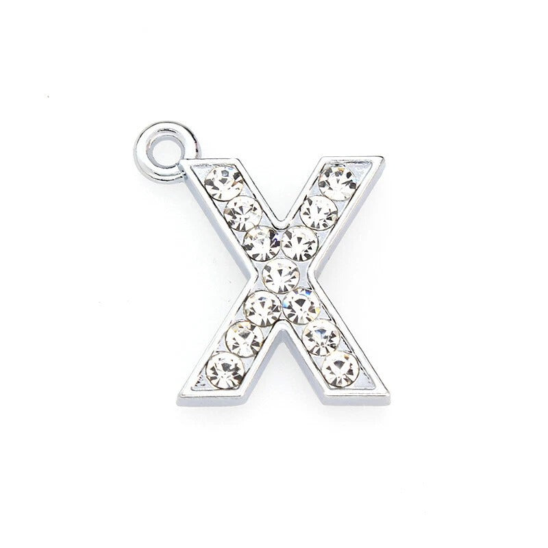 A to Z Rhinestone Letter Pendant