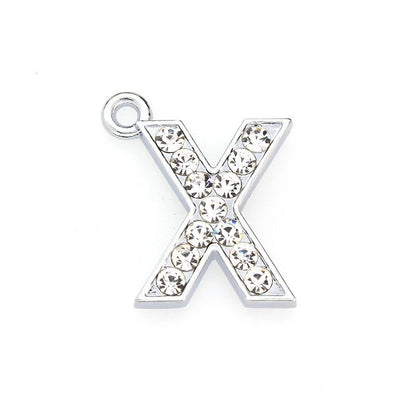 A to Z Rhinestone Letter Pendant
