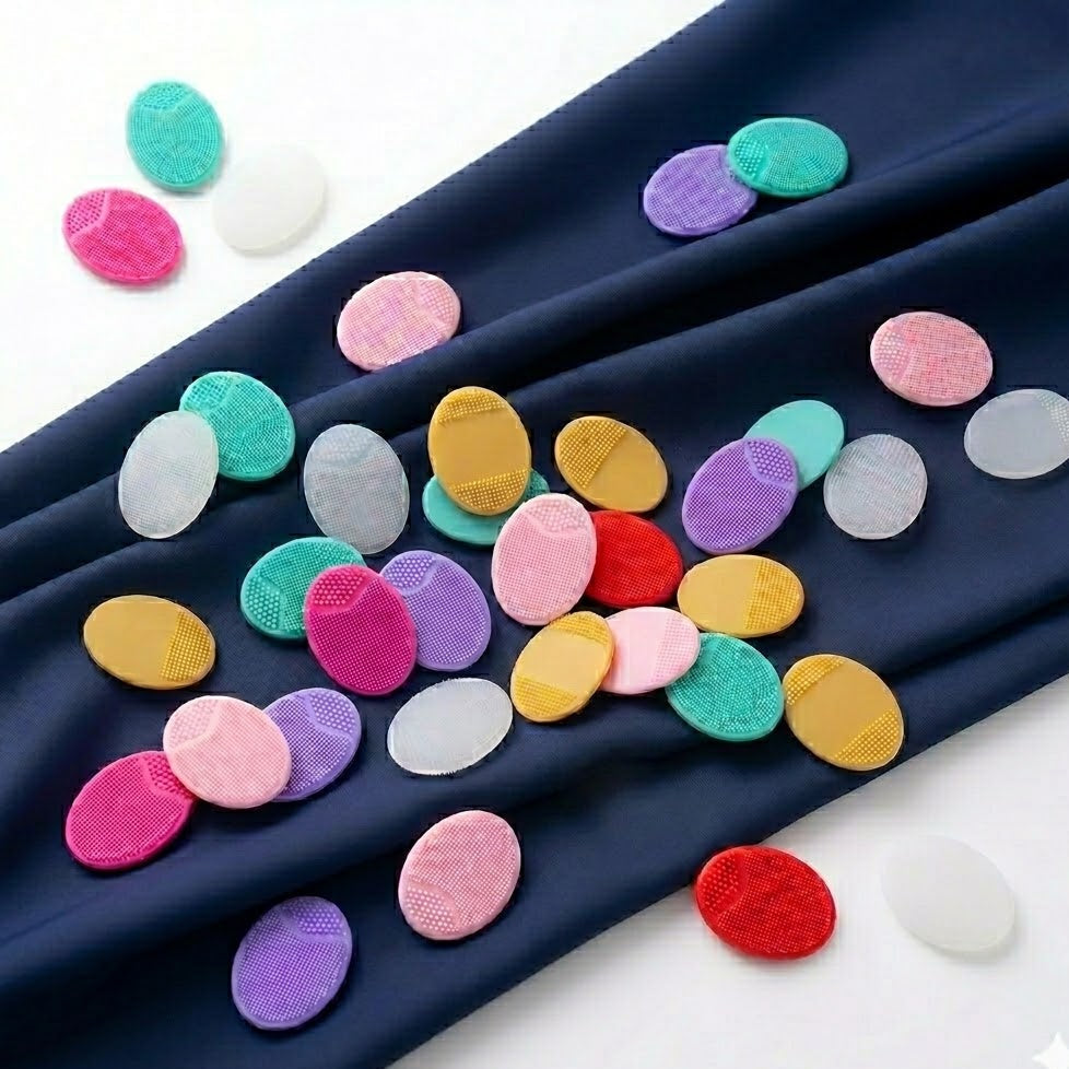 3 Pack Silicone Face Scrubber Massager Brush. KK Labib