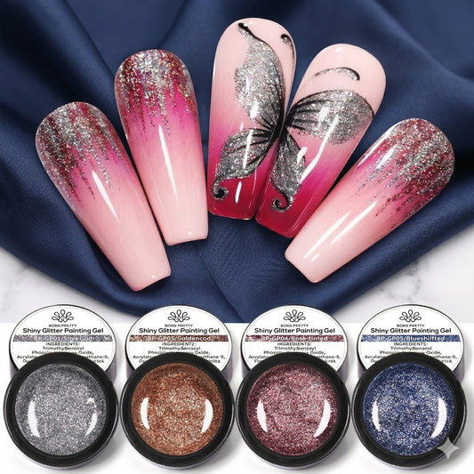 Born Pretty Shiny Glitter Painting Gel KK Labib