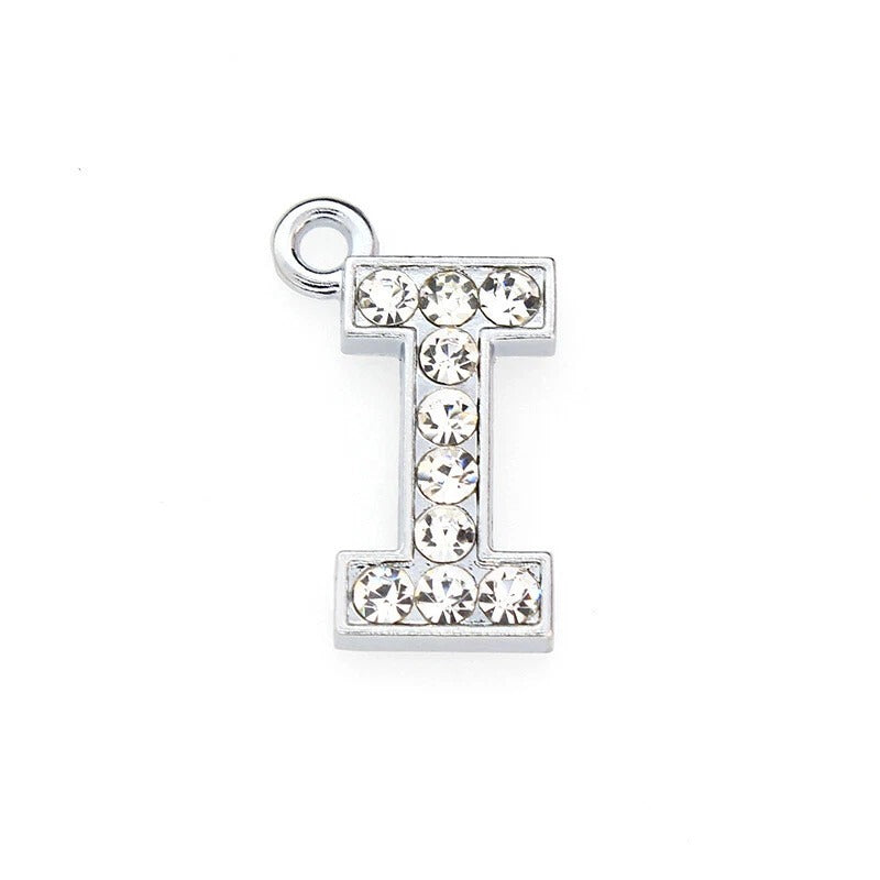 A to Z Rhinestone Letter Pendant