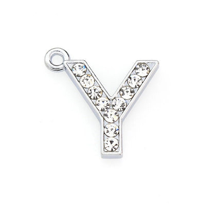 A to Z Rhinestone Letter Pendant
