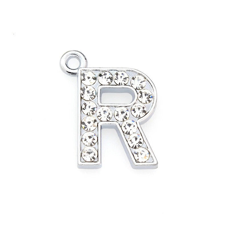 A to Z Rhinestone Letter Pendant
