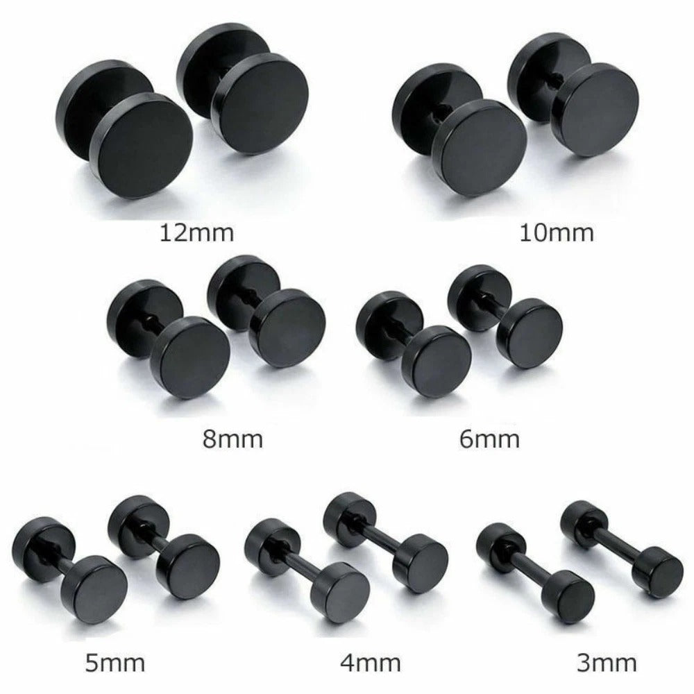 Stud Earrings Screw Back