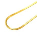 Flat Snake Chain Necklace