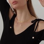 Flat Snake Chain Necklace