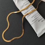 Flat Snake Chain Necklace