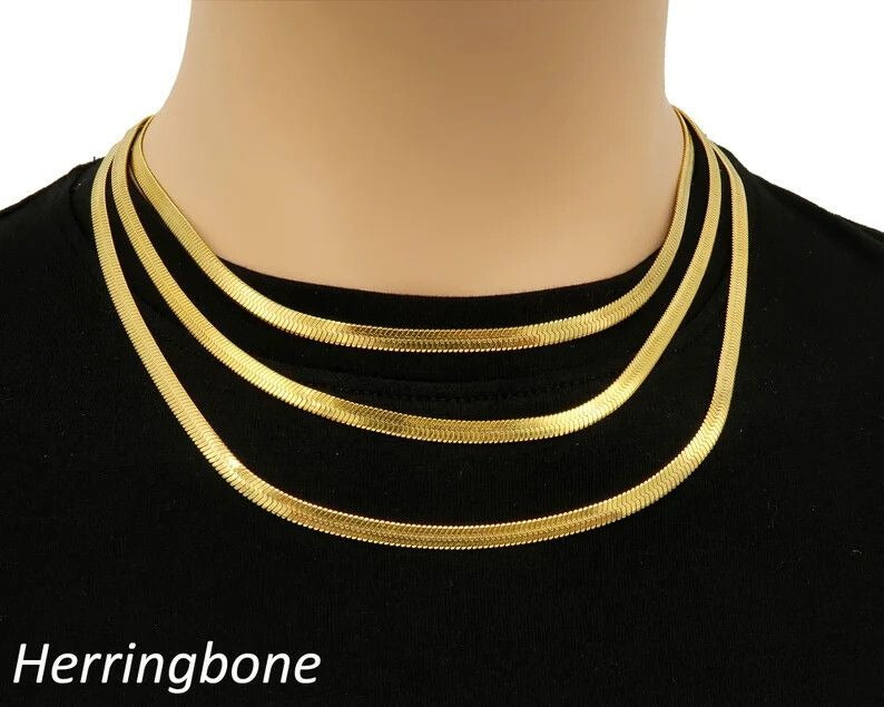 Flat Snake Chain Necklace