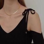 Flat Snake Chain Necklace