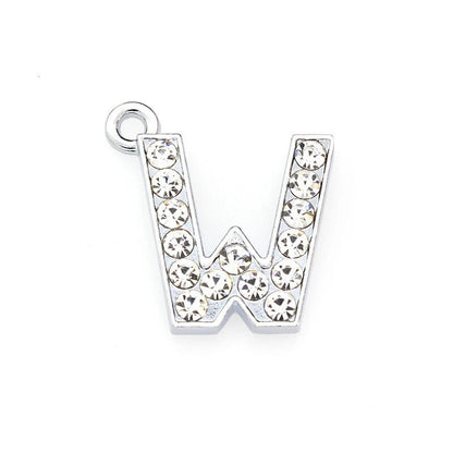 A to Z Rhinestone Letter Pendant