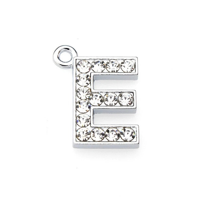 A to Z Rhinestone Letter Pendant