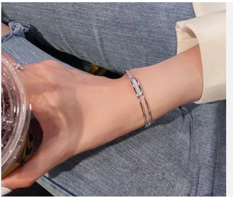 Gypsophila Cuff Bracelet