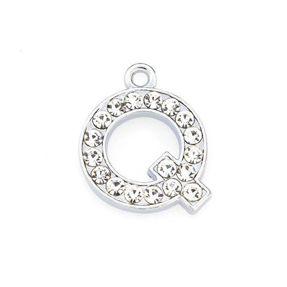 A to Z Rhinestone Letter Pendant