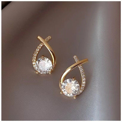 Hanging Tassel Drop Stud Earrings