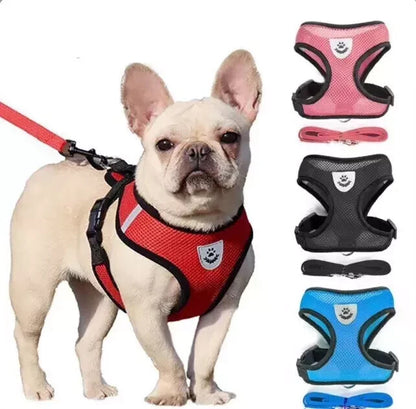 Pet Cat Dog Harness Vest Walking Lead Leash for Cat Puppy Dogs Collar Adjustable