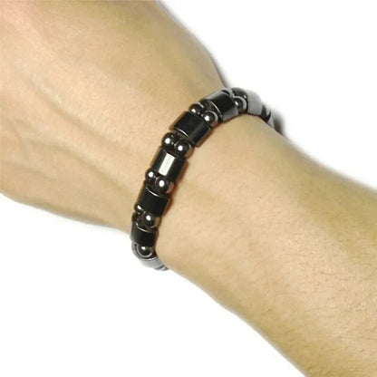 Black Stone Bracelet Weight Loss Magnetic Therapy Slimming Healthcare Bangle UK