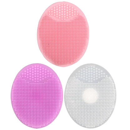 3 Facial Cleansing Silicone Scrubber Set
