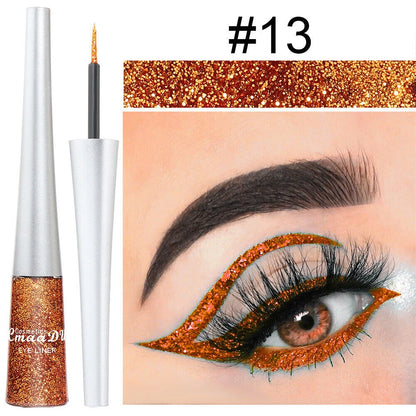 Cmaa Du Long Wear Glitter Liquid Eyeliner