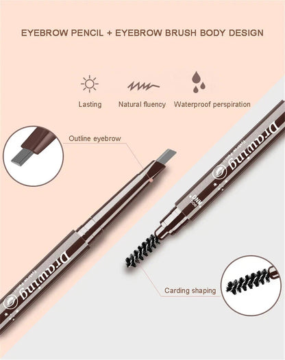 DNM Double-Ended Dual-Purpose Eyebrow Pencil KK Labib