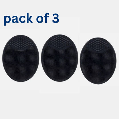 3 Pack Silicone Face Scrubber Massager Brush. KK Labib