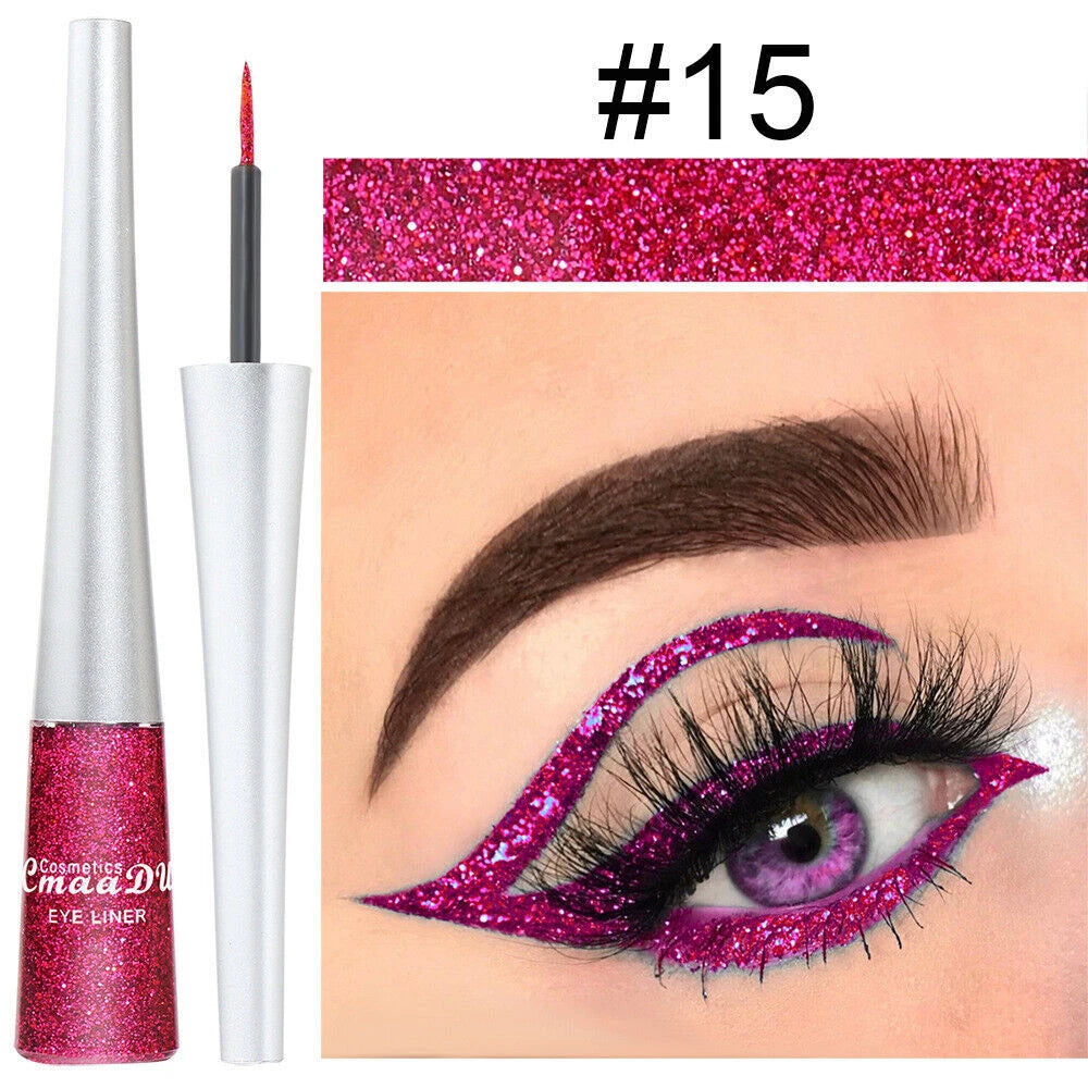 Cmaa Du Long Wear Glitter Liquid Eyeliner