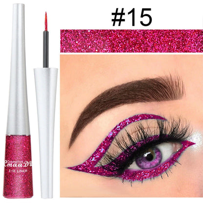 Cmaa Du Long Wear Glitter Liquid Eyeliner