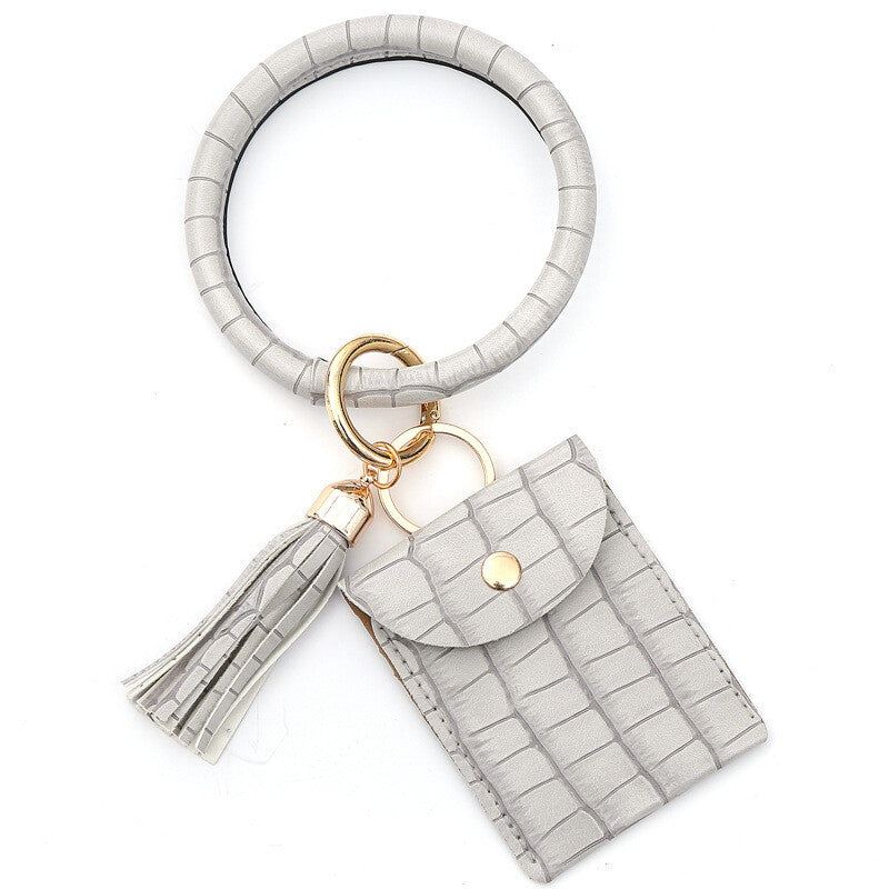 Leather Bag Holder Keyring