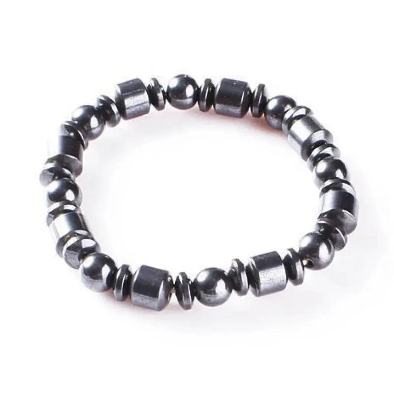 Black Stone Bracelet Weight Loss Magnetic Therapy Slimming Healthcare Bangle UK