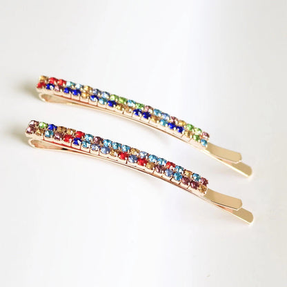 Barrette Fashion Girl Crystal Swan Hair Clip
