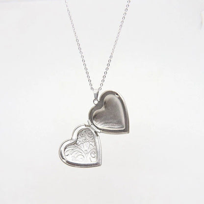 925 Heart Picture Pendant Necklace KK Labib