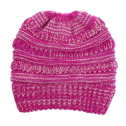 Ladies Ponytail Beanie Hat