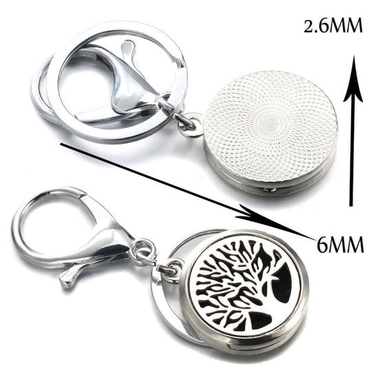 Perfume Oil Diffuser Locket Keychain