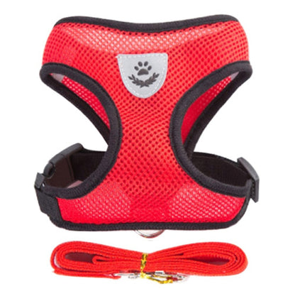 Pet Cat Dog Harness Vest Walking Lead Leash for Cat Puppy Dogs Collar Adjustable