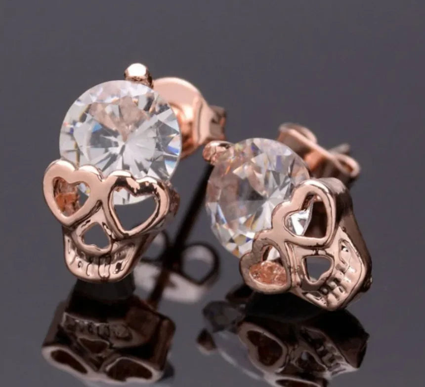 Ghost Head Stud Earrings KK Labib