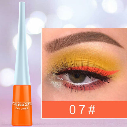 Waterproof Liquid Eyeliner Beauty Matte Glitter Pen Pencil Makeup 33 Colors UK