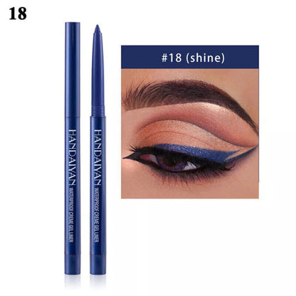 Waterproof Matte Liquid Eyeliner 20 Colors Pen Long Lasting Eye Makeup HANDAIYAN